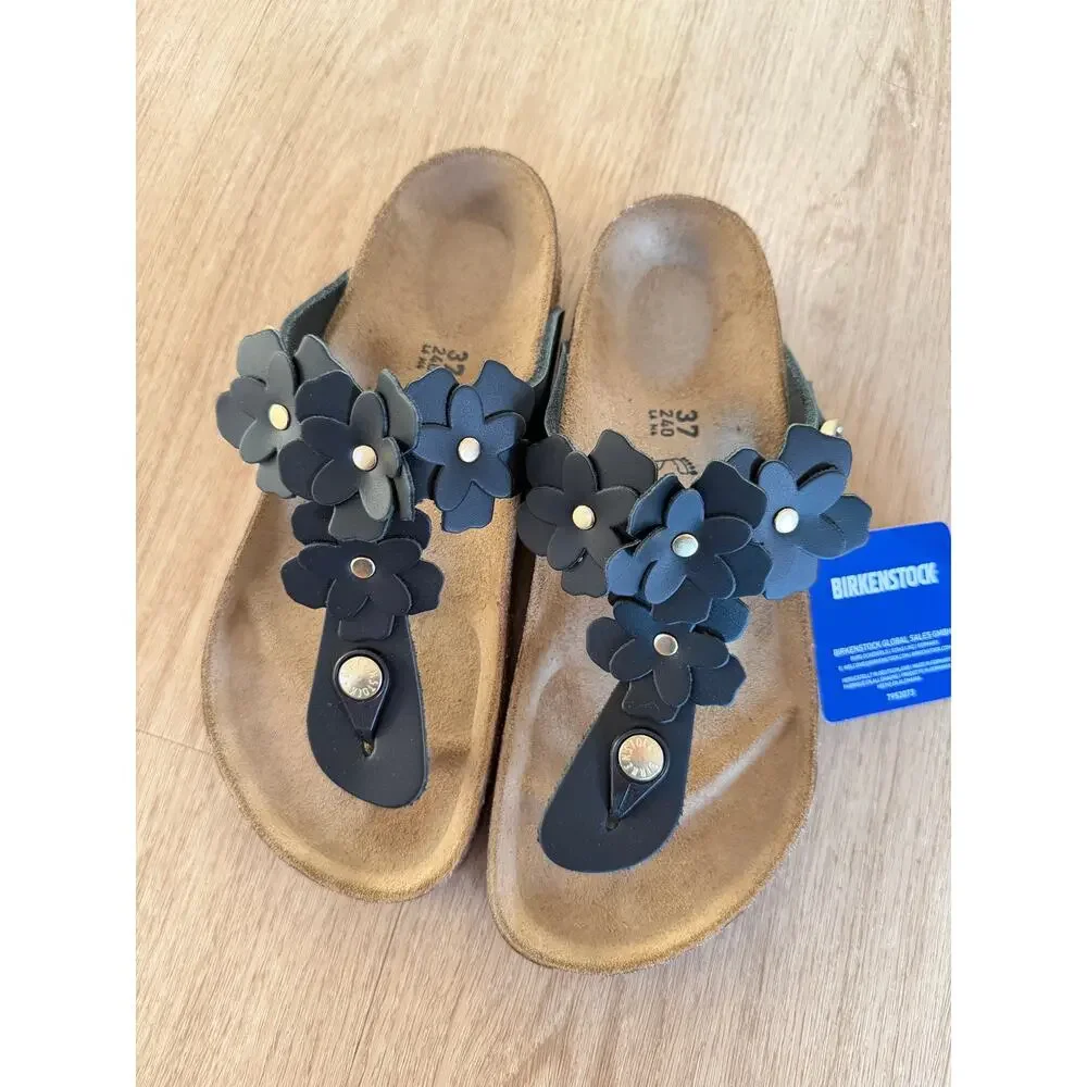 [NWT] Birkenstock Gizeh Flowers Sandals Size 37/6.5/7